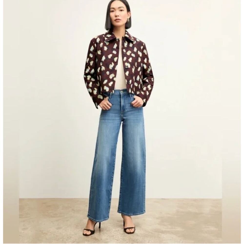 Frame Denim Blue Wide Leg Jeans